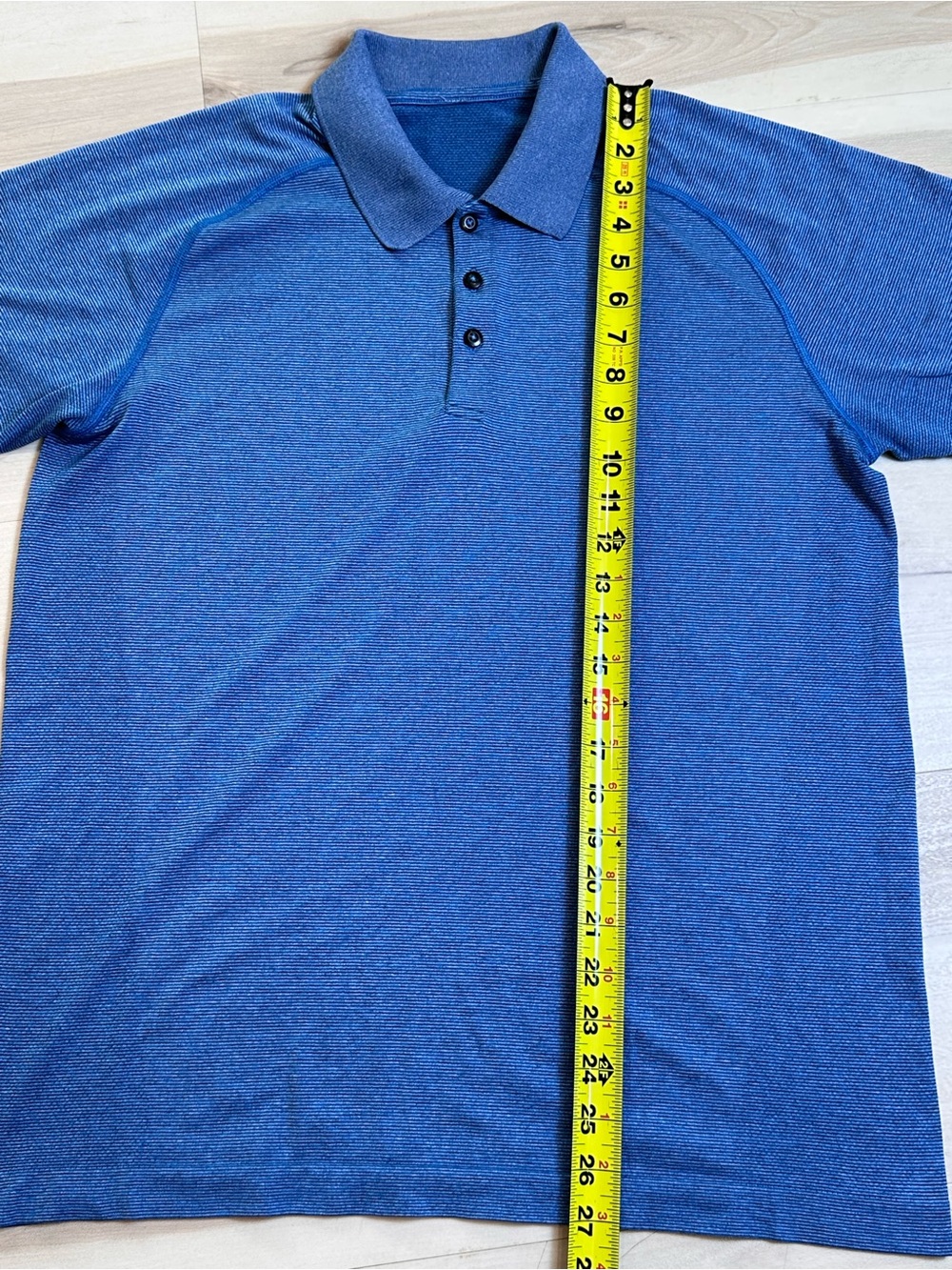 Lululemon Metal Vent Tech Polo Mens L Short Sleeve Collared Golf Gym Lightweight - Picture 3 of 10